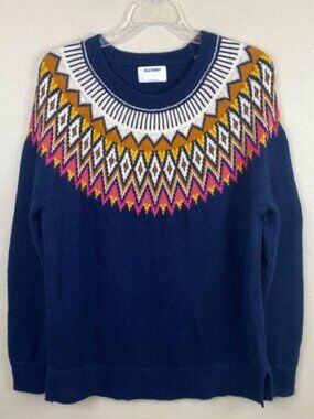 Old Navy Fair Isle Crewneck Sweater